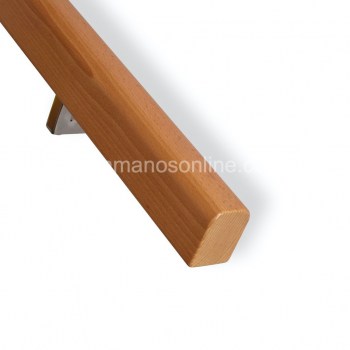 Pasamano de madera rectangular 3,7x5,3cm
